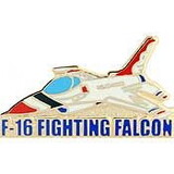 Eagle Emblems P62426 Pin-T/B,F-016 Thunderbird Fighting Falcon, (1-1/2