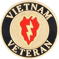 Eagle Emblems P62430 Pin-Viet,025Th Div. (1")