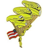 Eagle Emblems P62475 Pin-Army,Golden Knights PARA TEAM, (1