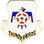 Eagle Emblems P62499 Pin-T/B, Logo, Sheild (1")