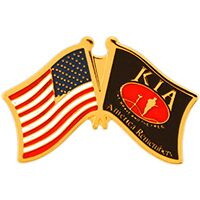 Eagle Emblems P62517 Pin-Kia,Honor Flag/Usa (1-1/4")