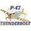 Eagle Emblems P62525 Pin-Apl,P-47 Thunderbolt (1-7/16")