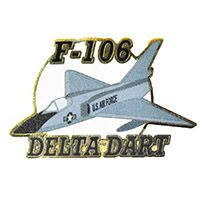 Eagle Emblems P62532 Pin-Apl,F-106 Delta Dart (1-1/2")
