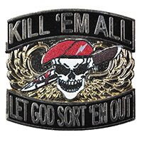 Eagle Emblems P62555 Pin-Kill&#039;Em All,Wing (1")