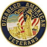 Eagle Emblems P62559 Pin-Disabled American Vet (7/8
