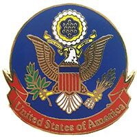 Eagle Emblems P62562 Pin-Usa Seal,Eagle (1")