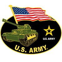 Eagle Emblems P62568 Pin-Army,Tank,Badge (1-1/4")