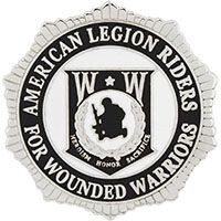 Eagle Emblems P62569 Pin-Wounded Warrior,Alr (1-1/16")