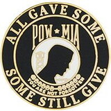 Eagle Emblems P62573 Pin-Pow*Mia,Some Still GIVE, (1-1/16