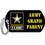 Eagle Emblems P62583 Pin-Army,Grandparent "Dog Tag", (1-1/4")