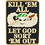 Eagle Emblems P62588 Pin-Kill&#039;Em All,Rect (1")