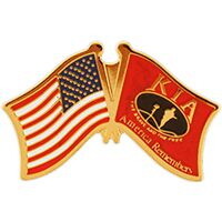 Eagle Emblems P62589 Pin-Kia,Honor Flag/Usa,Rd (1-1/4")