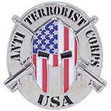 Eagle Emblems P62597 Pin-Anti Terrorist Corps (1-3/16