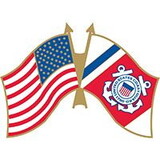 Eagle Emblems P62604 Pin-Uscg, Flag, Usa/Uscg (1-1/4