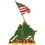Eagle Emblems P62614 Pin-Usmc,Iwo Jima,Colored (1-1/4")