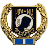 Eagle Emblems P62616 Pin-Pow*Mia Wreath Korea (1-1/8")