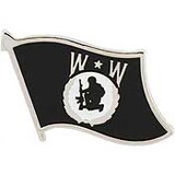 Eagle Emblems P62617 Pin-Wounded Warrior, Flag (1
