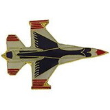 Eagle Emblems P62649 Pin-T/B,F-016 Thunderbird Fighting Falcon, (1-1/2