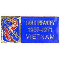 Eagle Emblems P62658 Pin-Viet,Bdg,198Th Inf Bde 1967-1971, (1-1/8")