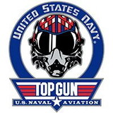 Eagle Emblems P62703 Pin-Usn,Top Gun Fighter PILOT, (1-1/8