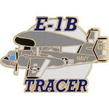 Eagle Emblems P62717 Pin-Apl,E-1B Tracer (1-1/2