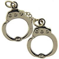 Eagle Emblems P62721 Pin-Pol.Handcuffs (5/8")