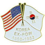 Eagle Emblems P62722 Pin-Korea, Flag, Ex-Pow (1