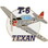 Eagle Emblems P62732 Pin-Apl, T-06 Texan, Grey (1-1/2")