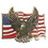 Eagle Emblems P62740 Pin-Usa,Flag,Eagle (1-1/8")
