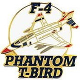 Eagle Emblems P62746 Pin-T/B, F-004 Phantom 1969-1973 (1-1/2