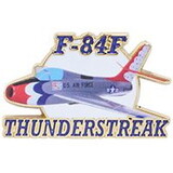 Eagle Emblems P62750 Pin-T/B,F-084F Thunderstreak 1954-1972, (1-7/16