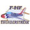 Eagle Emblems P62750 Pin-T/B,F-084F Thunderstreak 1954-1972, (1-7/16")