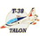 Eagle Emblems P62757 Pin-T/B, T-038 Talon 1974-1981 (1-1/2")