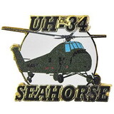 Eagle Emblems P62765 Pin-Hel,Uh-34 Seahorse (1-1/8