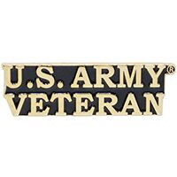Eagle Emblems P62781 Pin-Army,Scr Veteran (1-3/4")