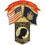 Eagle Emblems P62825 Pin-Pow/Usa/Me (CLOSEOUT), (1-1/4")