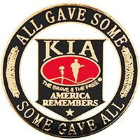 Eagle Emblems P62834 Pin-Kia,Some Gave All SOME GAVE ALL, (1")