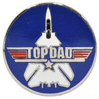 Eagle Emblems P62846 Pin-Top Dad Logo (1")
