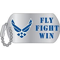 Eagle Emblems P62876 Pin-Usaf,Fly.Fight.Win. (1-1/4")