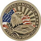 Eagle Emblems P62886 Pin-Usa, 911, Pentagon Mem. 