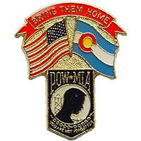 Eagle Emblems P62930 Pin-Pow/Usa/Co (CLOSEOUT), (1-1/4")