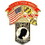 Eagle Emblems P62935 Pin-Pow/Usa/Md (CLOSEOUT), (1-1/4")