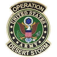 Eagle Emblems P62975 Pin-Dest.Storm,Army,Logo (1-1/16")
