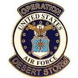 Eagle Emblems P62977 Pin-Dest.Storm, Usaf, Logo (1-1/16