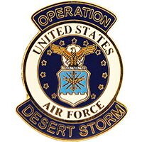 Eagle Emblems P62977 Pin-Dest.Storm,Usaf,Logo (1-1/16")