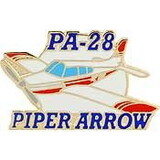 Eagle Emblems P62999 Pin-Apl, Piper Arrow (1-1/2