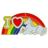 Eagle Emblems P63117 Pin-Heart, Unicorn- (1