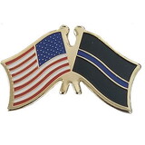 Eagle Emblems P63330 Pin-Pol.Usa/Blue Line (1