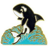 Eagle Emblems P63490 Pin-Fish,Whale,Killer,Jmp (1