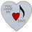 Eagle Emblems P63496 Pin-Hol,Heart,You Make- (1")